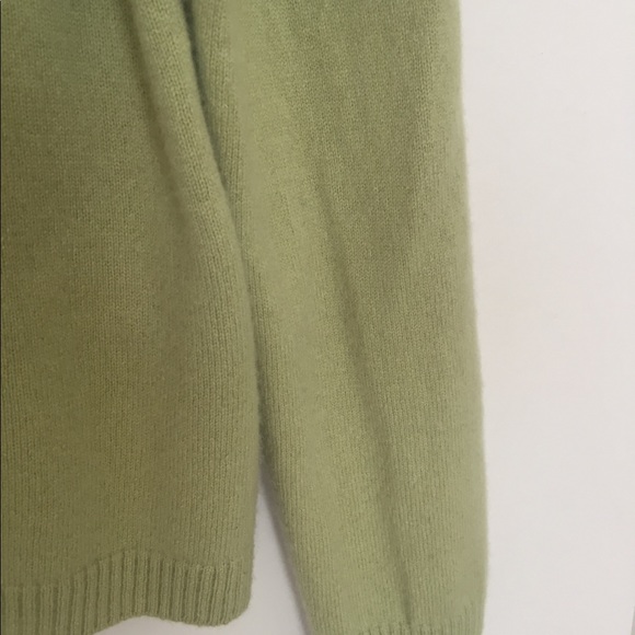 Privé 100% Cashmere sweater size large green - Picture 3 of 5
